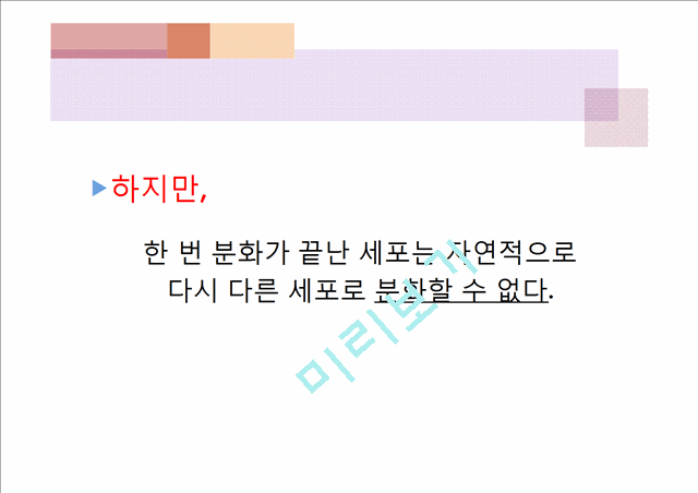 [3000원] 줄기세포와인간배아,줄기세포 연구의 단점(문제점),인간 복제의 가능성,배아 줄기 세포 활용 사례.pptx